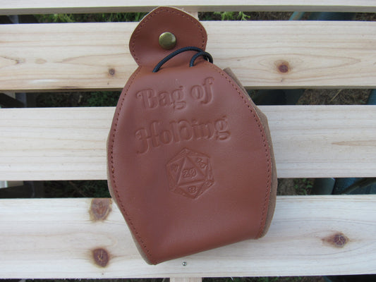 Bag of Holding - Brown Leather Bag