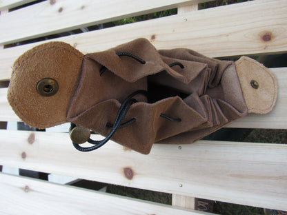 Roll for Initiative - Brown Leather Bag