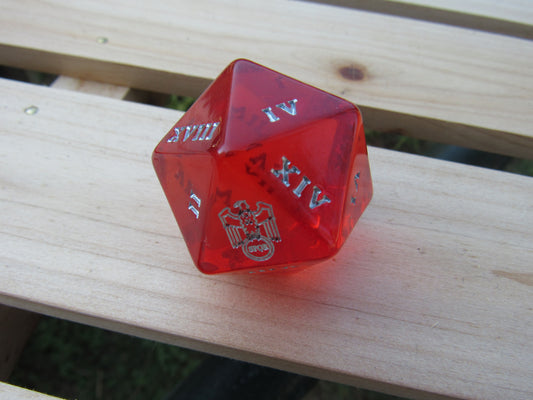 Large Roman Numeral D20