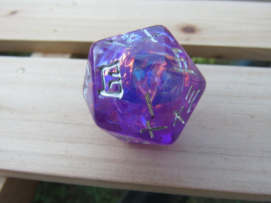 Large Purple Kanji D20