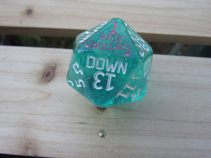 Large Rick Roll D20