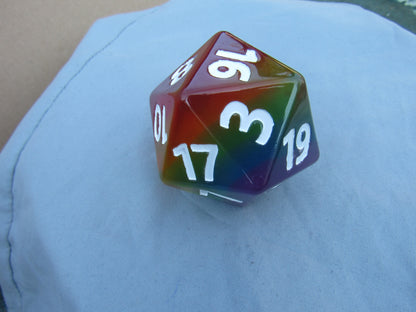 Giant Rainbow D20