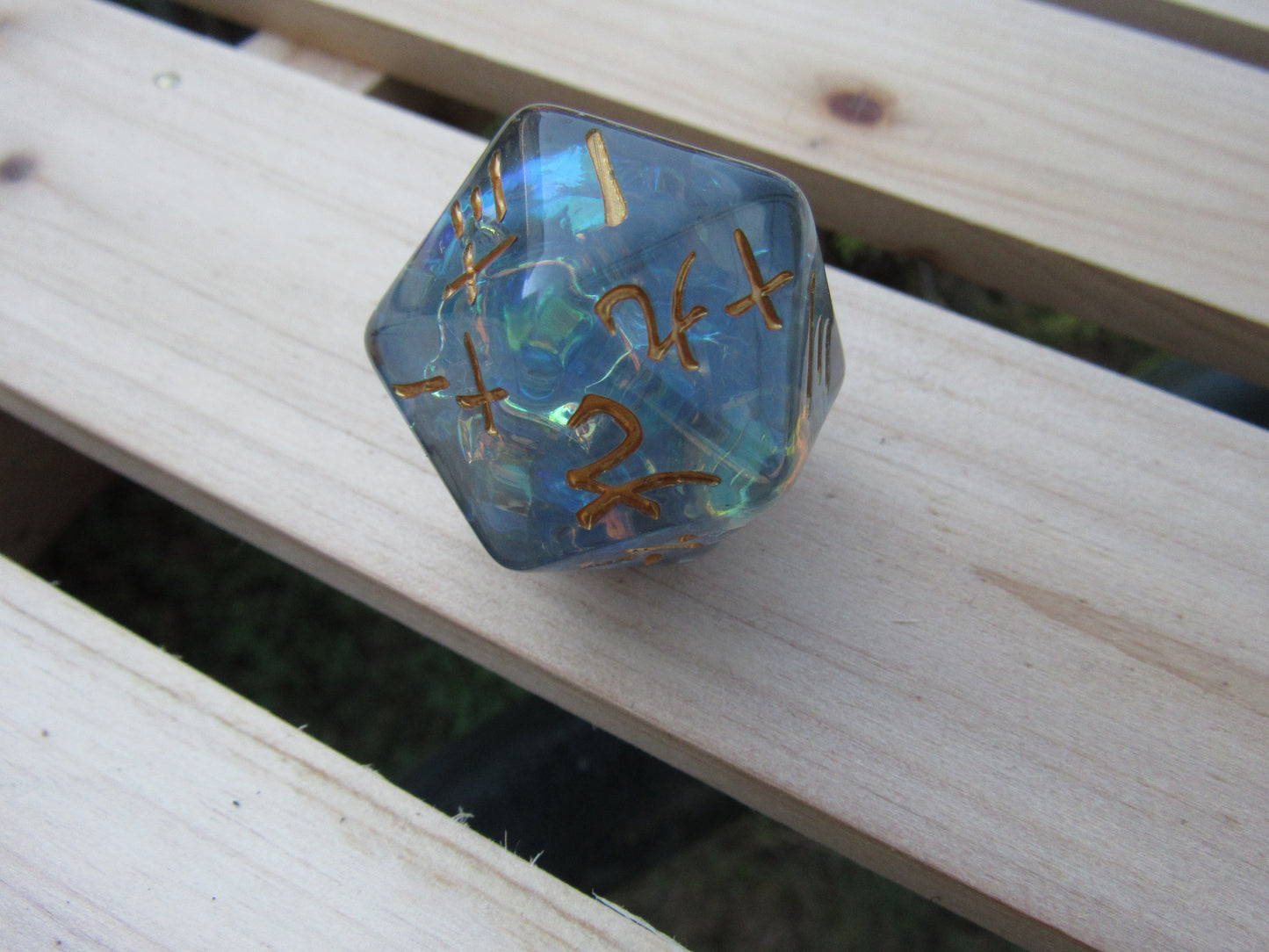 Large Grey Kanji D20