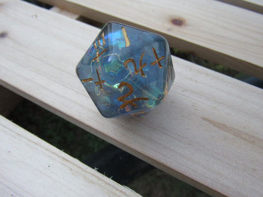 Large Grey Kanji D20