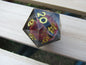 Red Dragon Eye Liquid Core Large D20