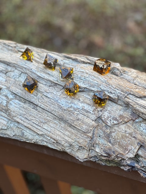 Dinosaur Bone Dice - D20