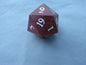 Purple Heart Large Wood D20