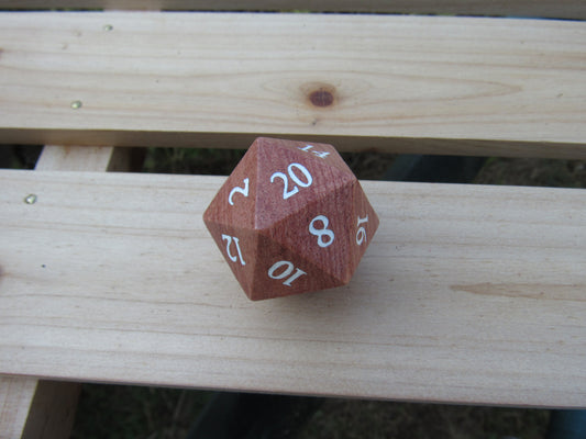 Santos Rose Large Wood D20