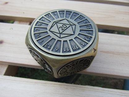Encounter Spinner - Antique Brass