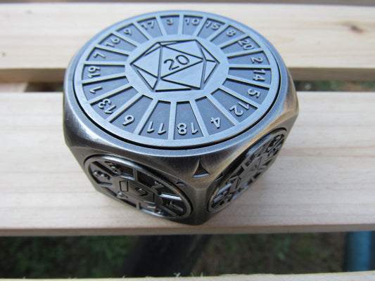 Encounter Spinner - Antique Silver