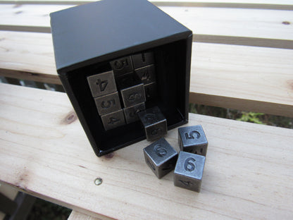 Antique Silver 36 pack of D6's