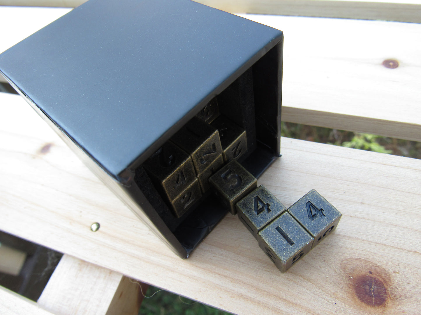 Antique Brass 36 pack of D6's