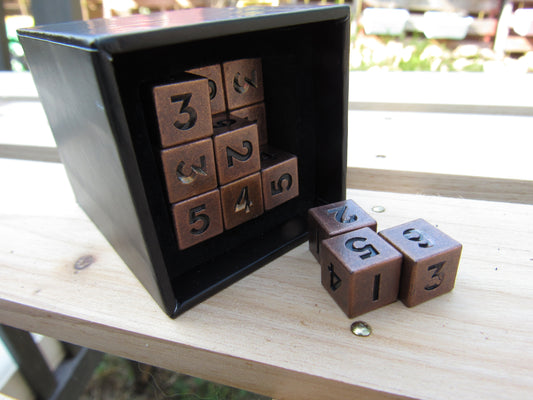 Antique Copper 36 pack of D6's