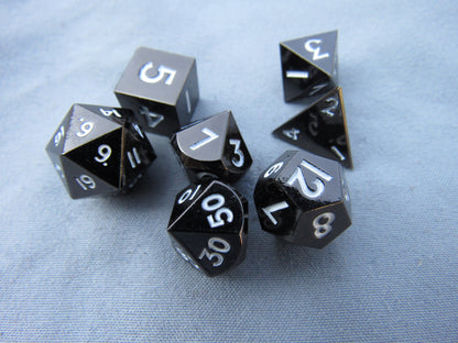 Black Mini Dice