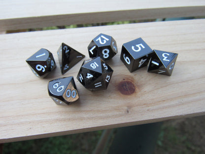 Black Mini Dice