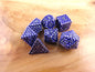 Purple and Silver Dragon Scale Dice