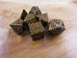 Bronze and Red Dragon Scale Dice