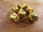 Gold and Red Plum Blossom Dice