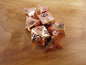 Rose Gold and White Plum Blossom Dice