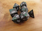 Black and Green Plum Blossom Dice