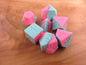Pink and Blue Silicone Dice