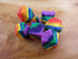 Rainbow Silicone Dice