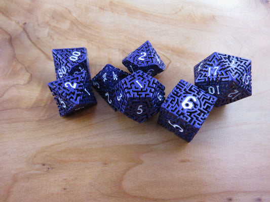 Purple Hollow Labyrinth Dice