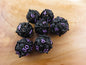 Black and Purple Hollow Spherical Dice