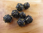 Black and Gold Hollow Spherical Dice