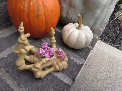 Pink Reaper Dice