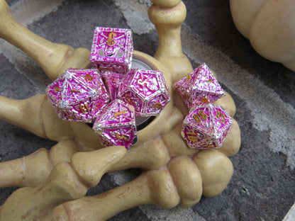 Pink Reaper Dice