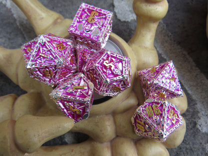 Pink Reaper Dice