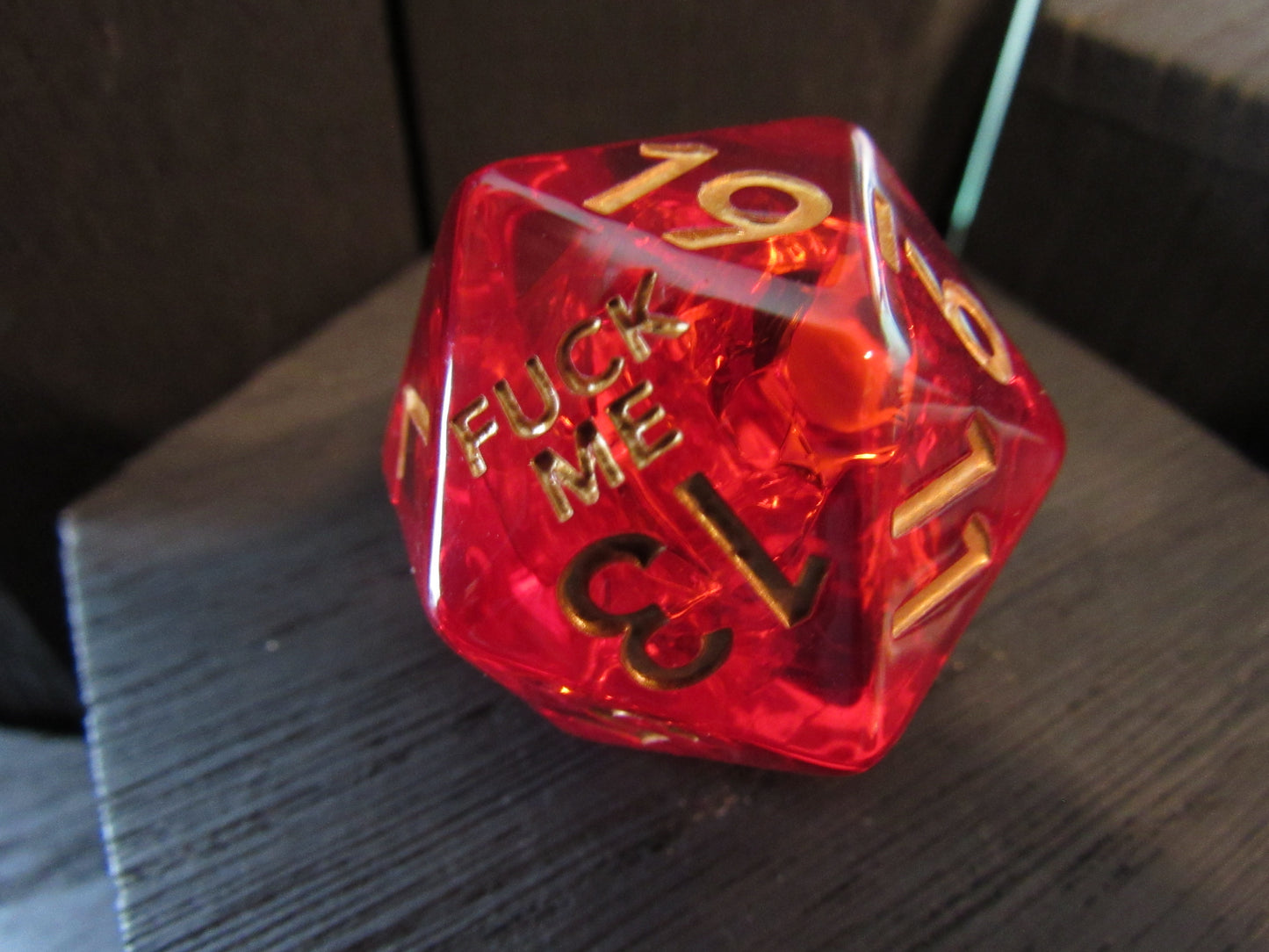Rounded Resin D20 (Large - 33mm)