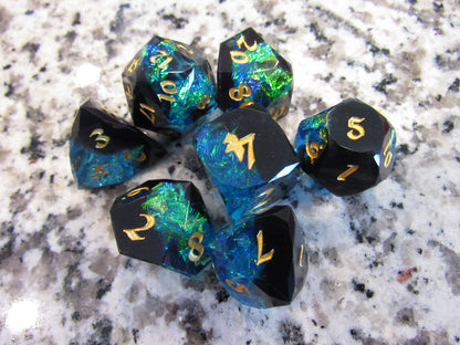 Faceted Resin Dice Set