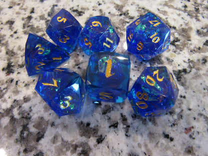 Faceted Resin Dice Set
