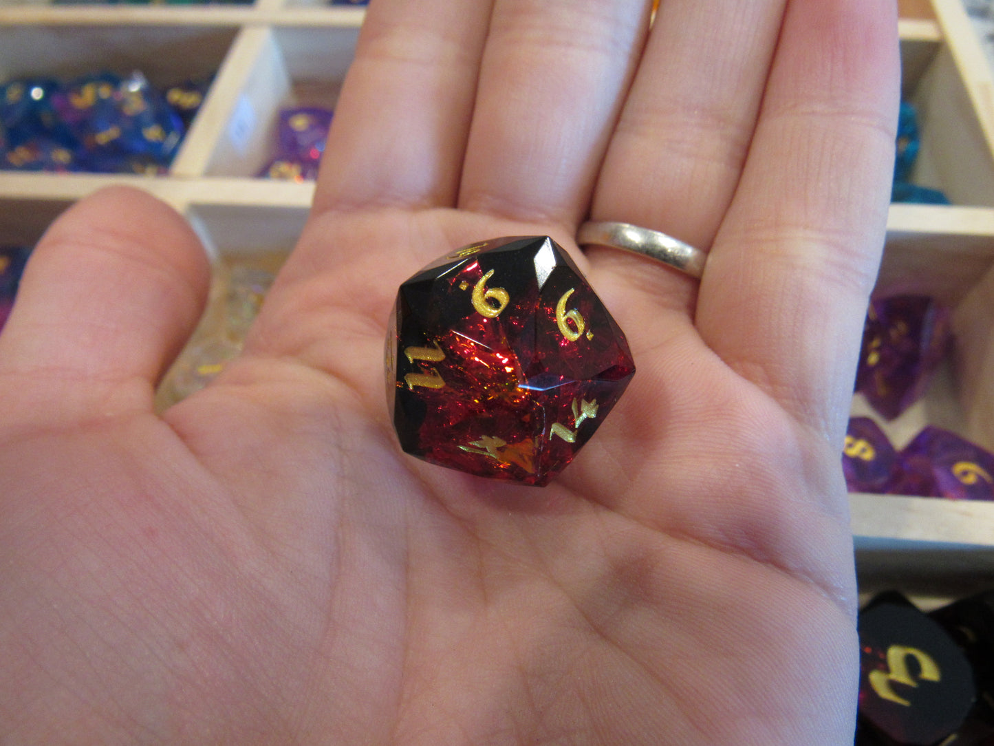 Faceted Resin Dice Set