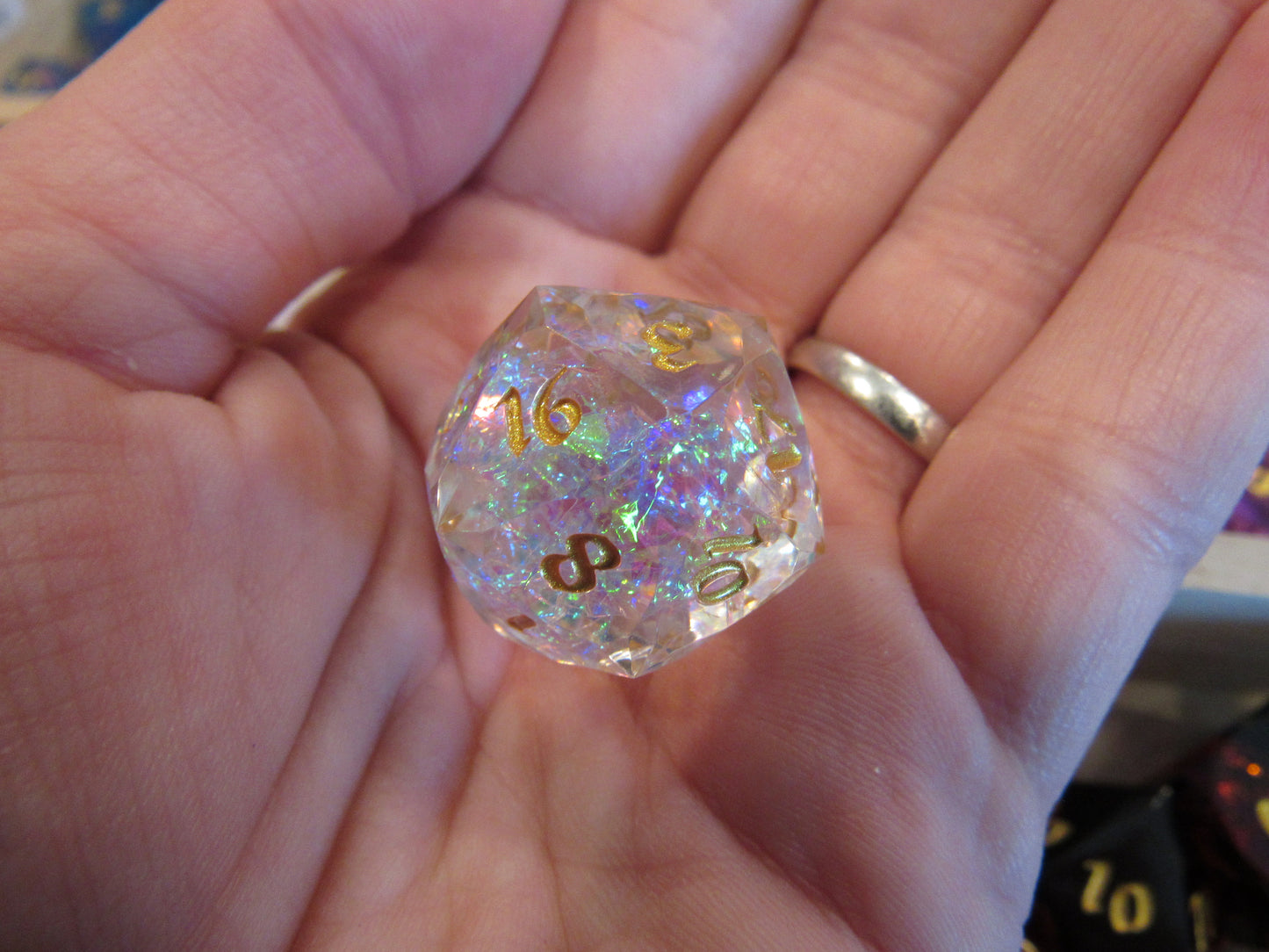 Faceted Resin Dice Set
