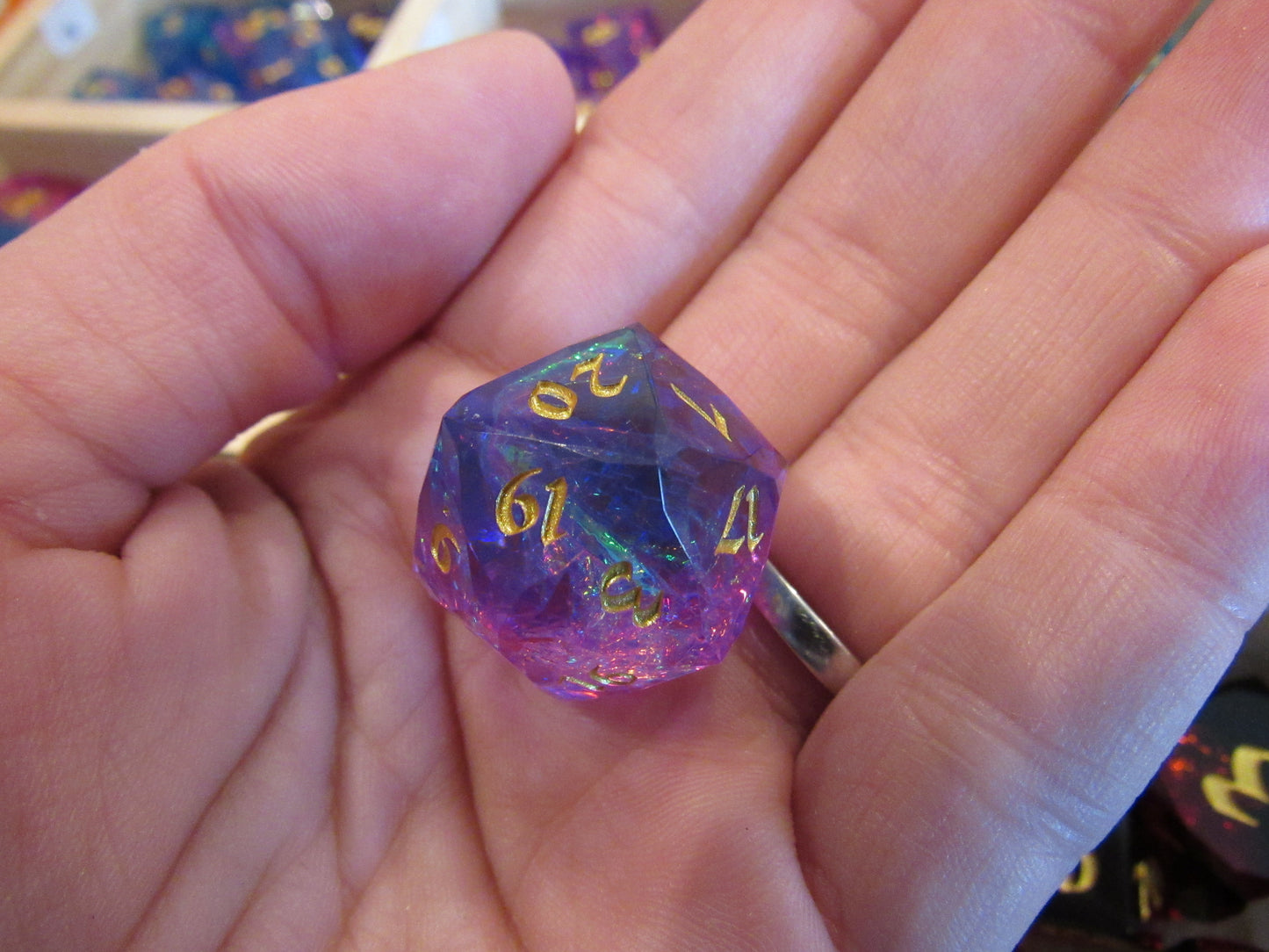 Faceted Resin Dice Set