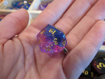 Faceted Resin Dice Set
