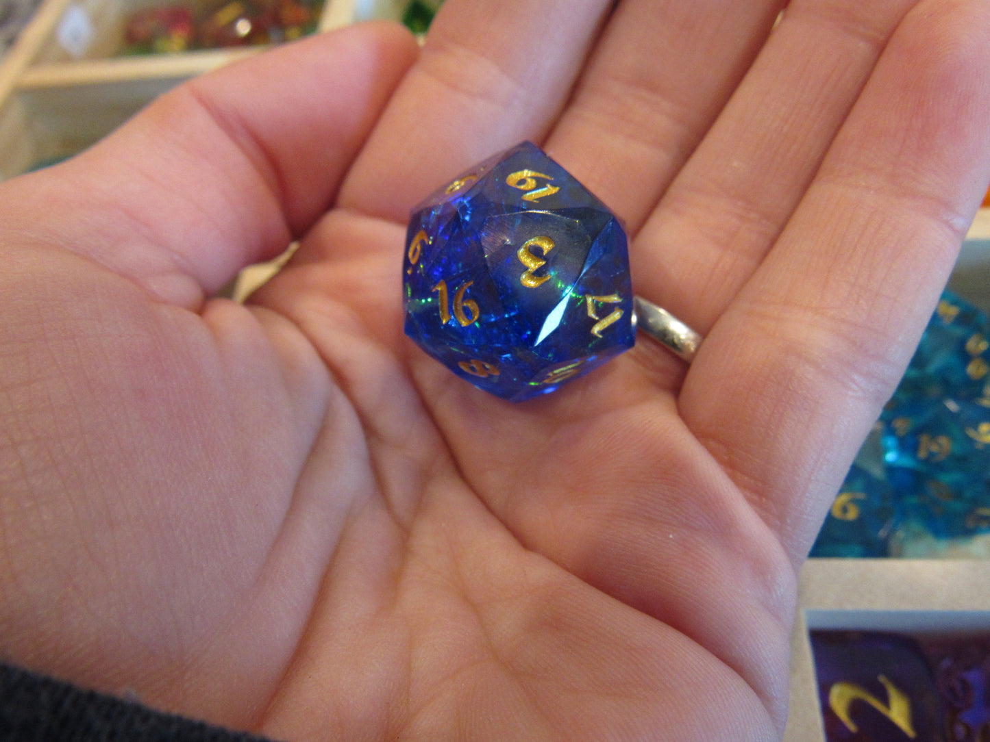 Faceted Resin Dice Set