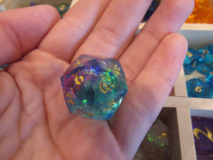 Faceted Resin Dice Set