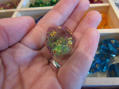 Faceted Resin Dice Set