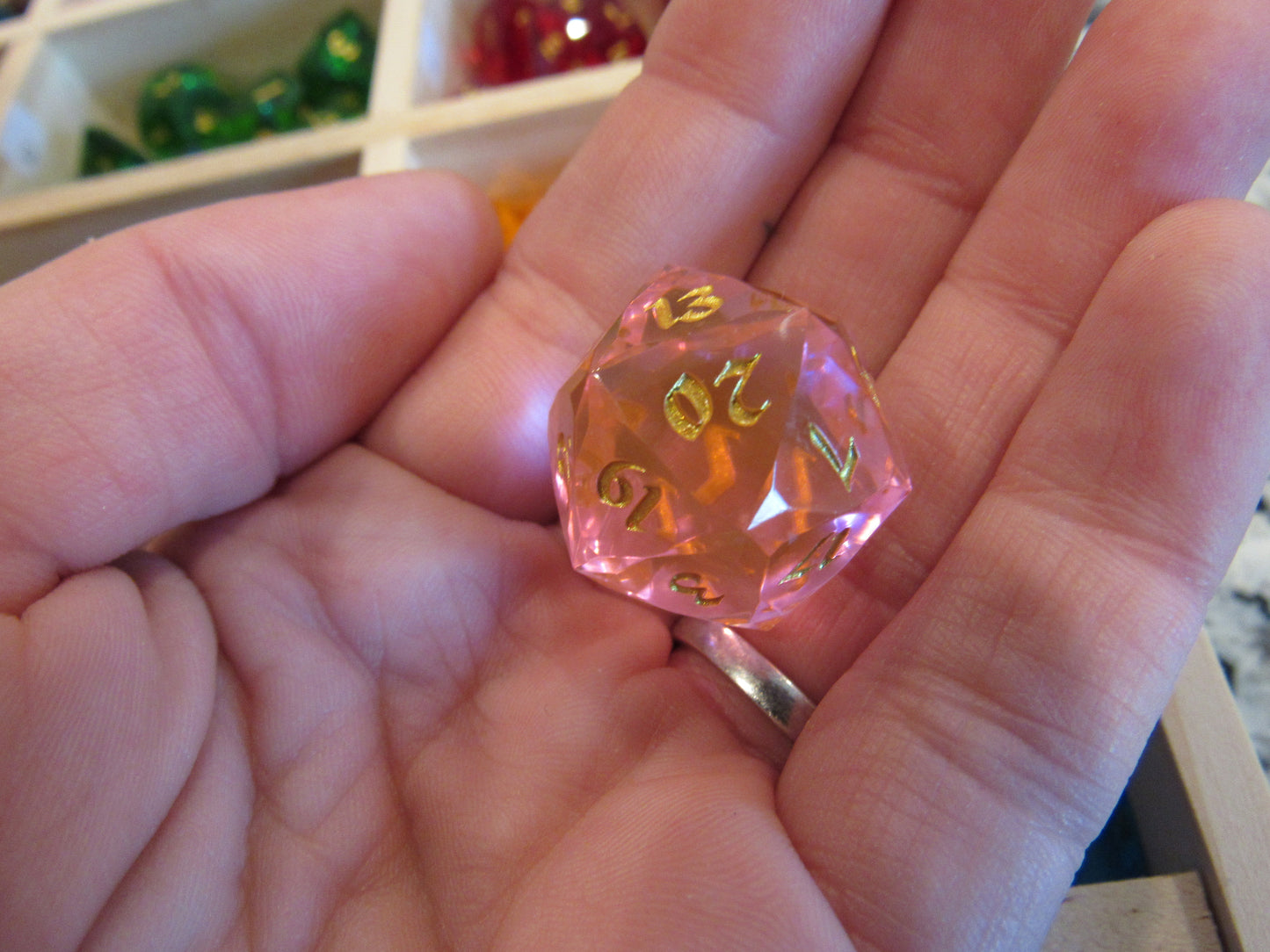 Faceted Resin Dice Set