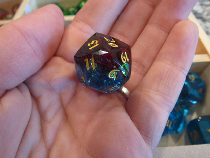 Faceted Resin Dice Set