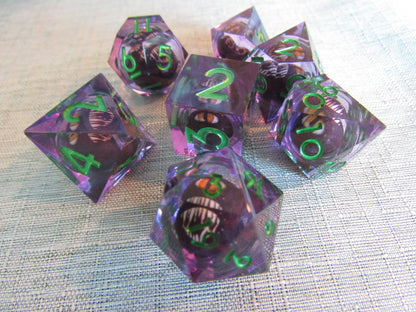 Monster Sharp Resin Dice Set