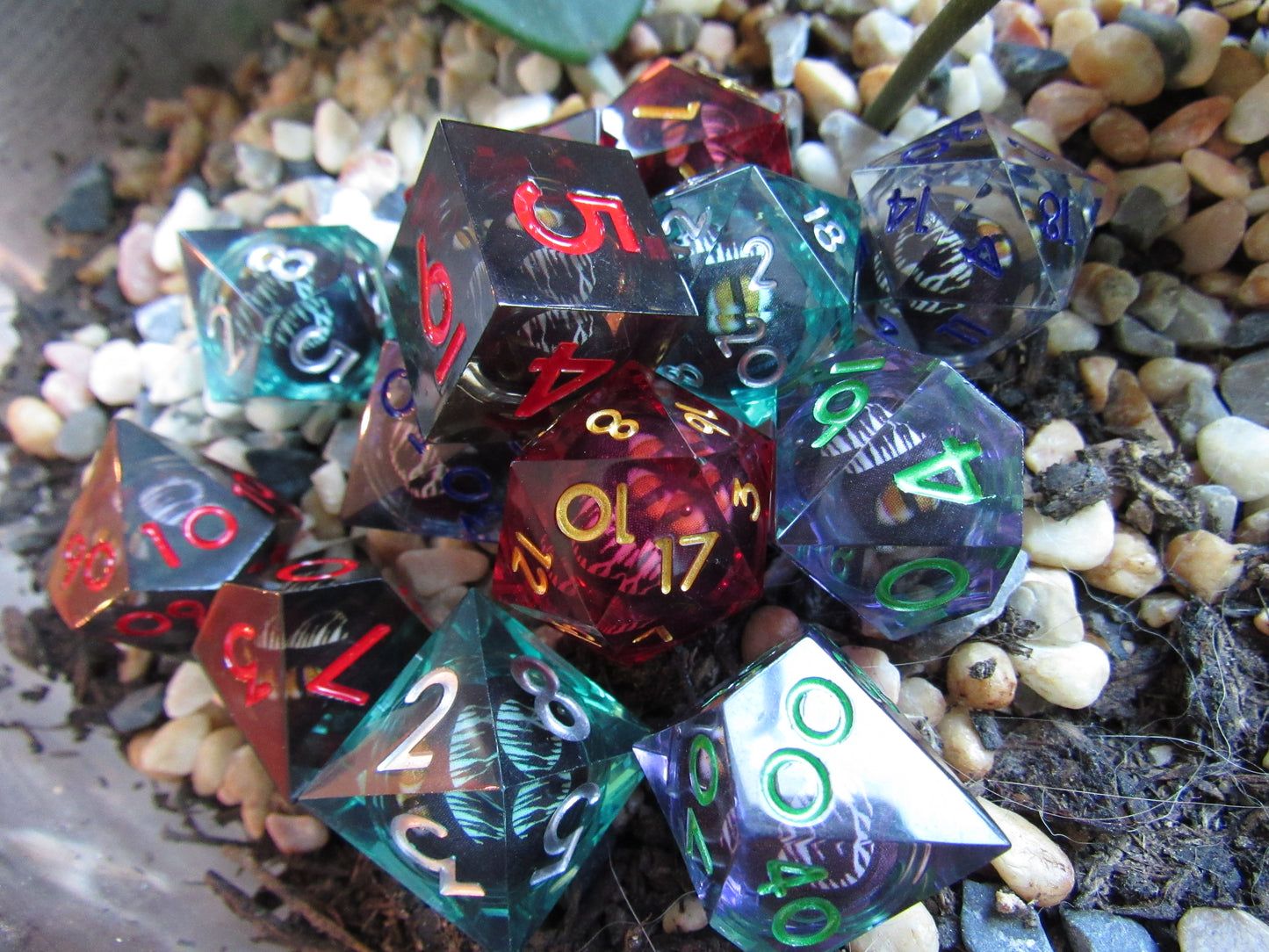 Monster Sharp Resin Dice Set
