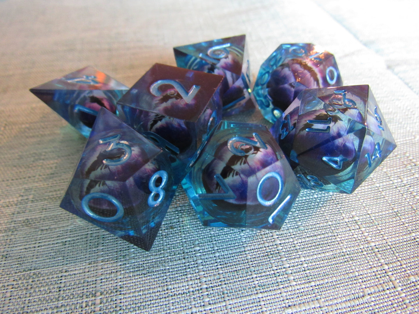 Eyeball Sharp Resin Dice Set