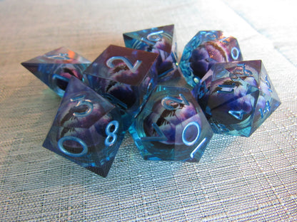 Eyeball Sharp Resin Dice Set
