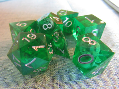 Inclusion Sharp Resin Dice Set
