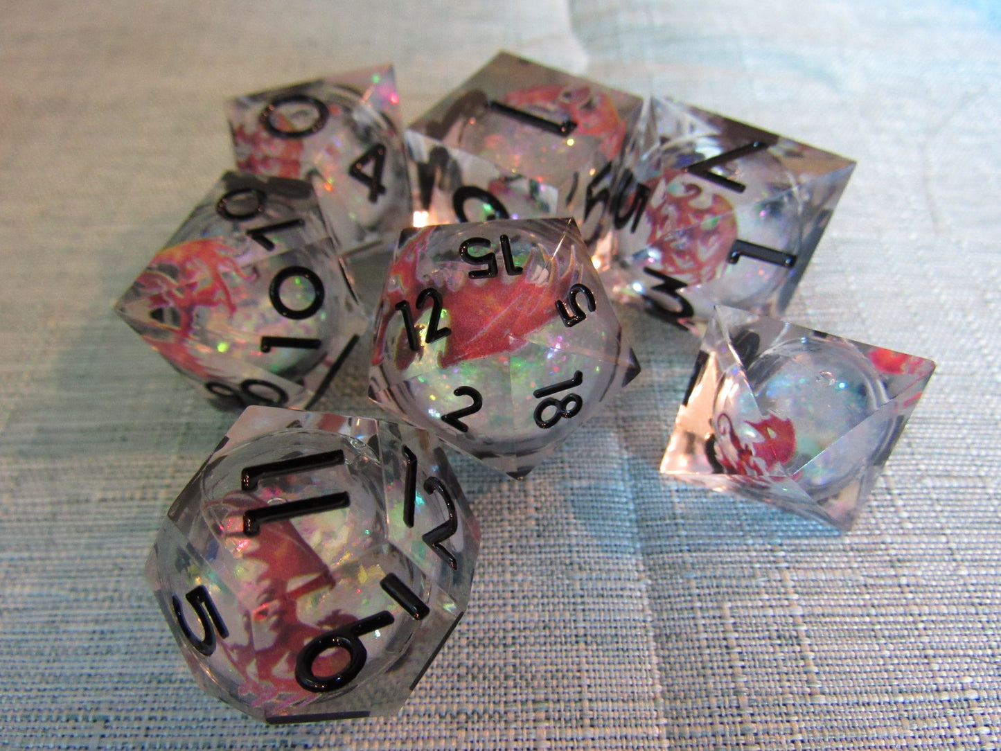 Dragon Sharp Resin Dice Set